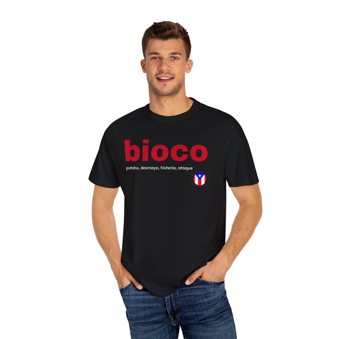 Puerto Rico Unisex Garment-Dyed T-shirt